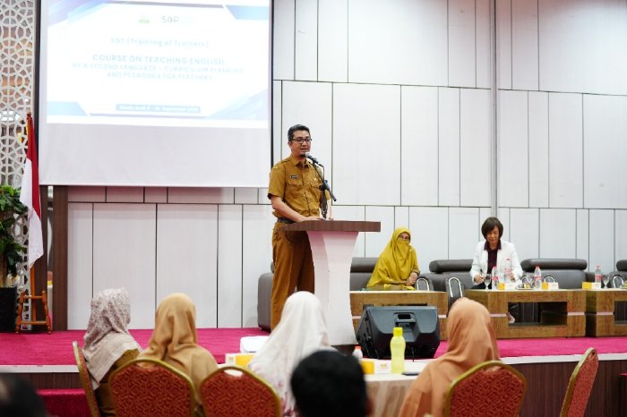 Disdik Aceh dan SCP Gelar Pelatihan TOT Perencanaan Kurikulum dan Pedagogi Bahasa Inggris. (Foto: For Nukilan)