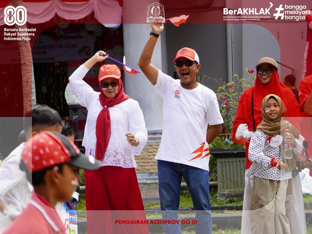 Semarak HUT RI ke-80, Dinas Pengairan Aceh Gelar Kegiatan Bersama Keluarga Besar. (Foto: Dinas Pengairan Aceh)