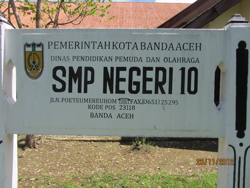 SMPN 10 Banda Aceh. (Foto: For Nukilan)