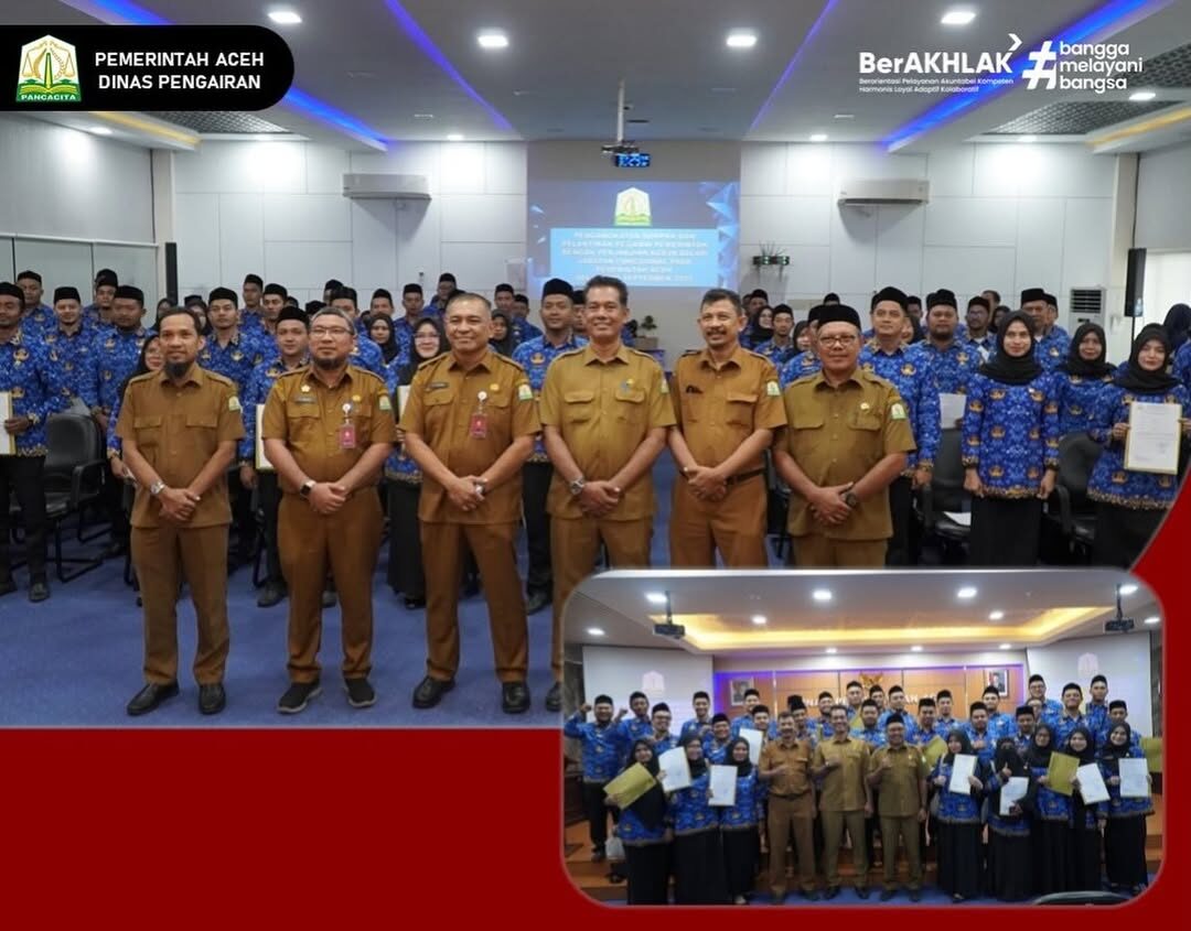 32 PPPK Jabatan Fungsional Dinas Pengairan Aceh Dilantik. (Foto Dinas Pengairan Aceh)