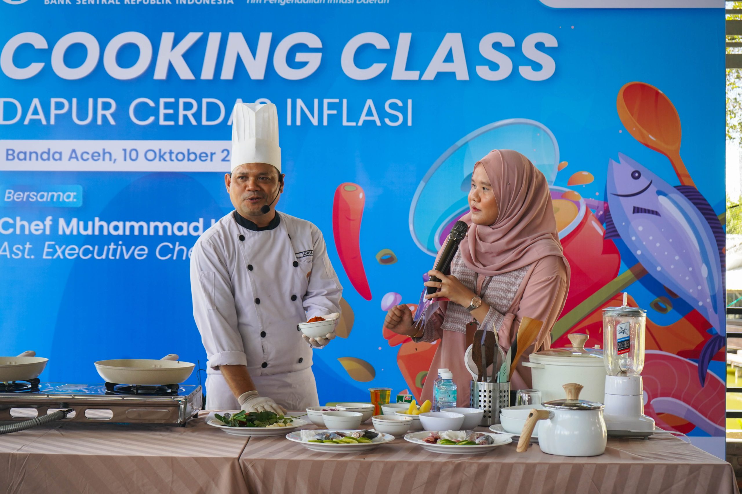 BI Aceh Edukasi Ibu Rumah Tangga Tekan Inflasi Lewat Cooking Class