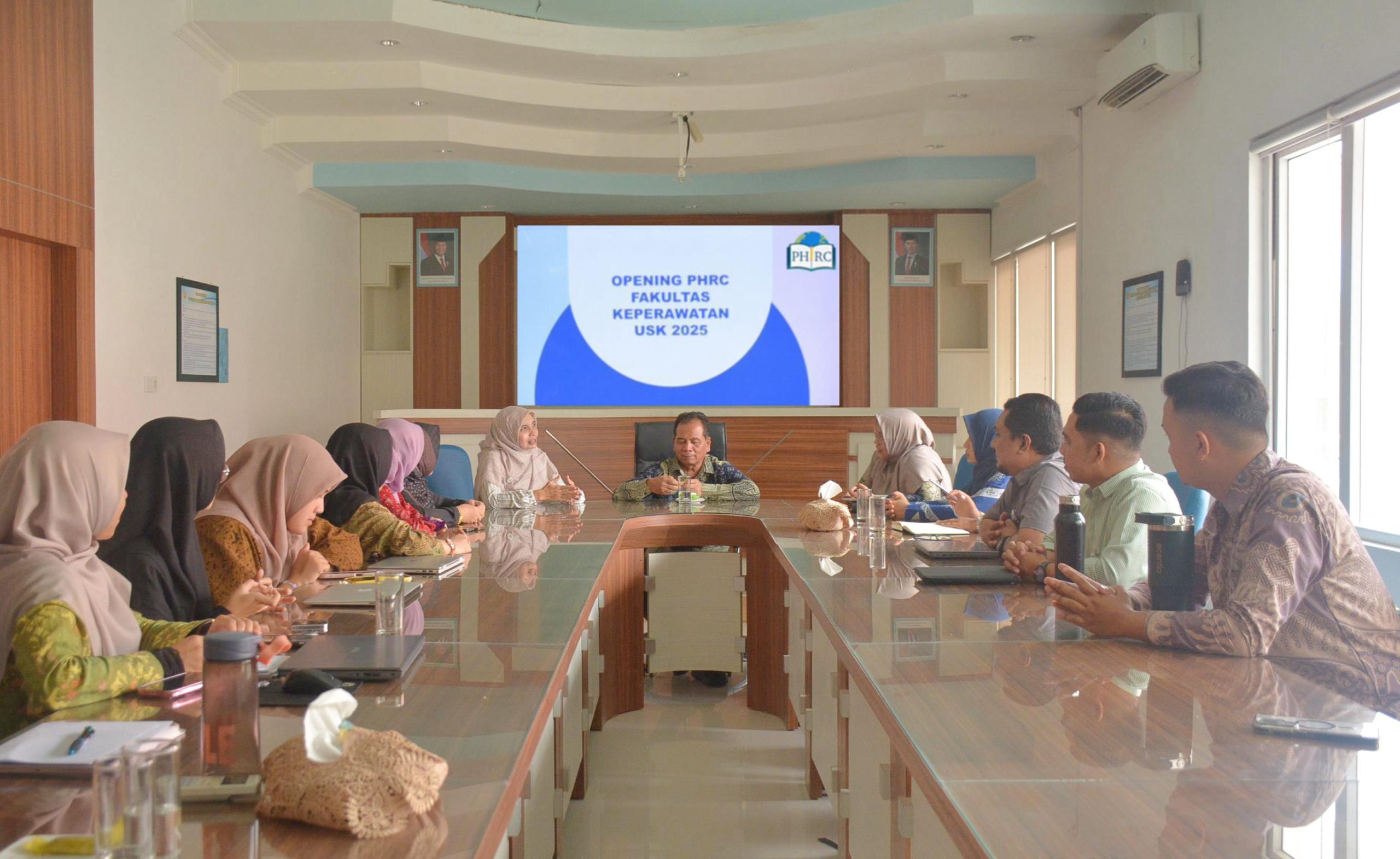 Kegiatan pengenalan PHRC di Fakultas Keperawatan USK pada Selasa (30/9/2025). (Foto: For Nukilan)