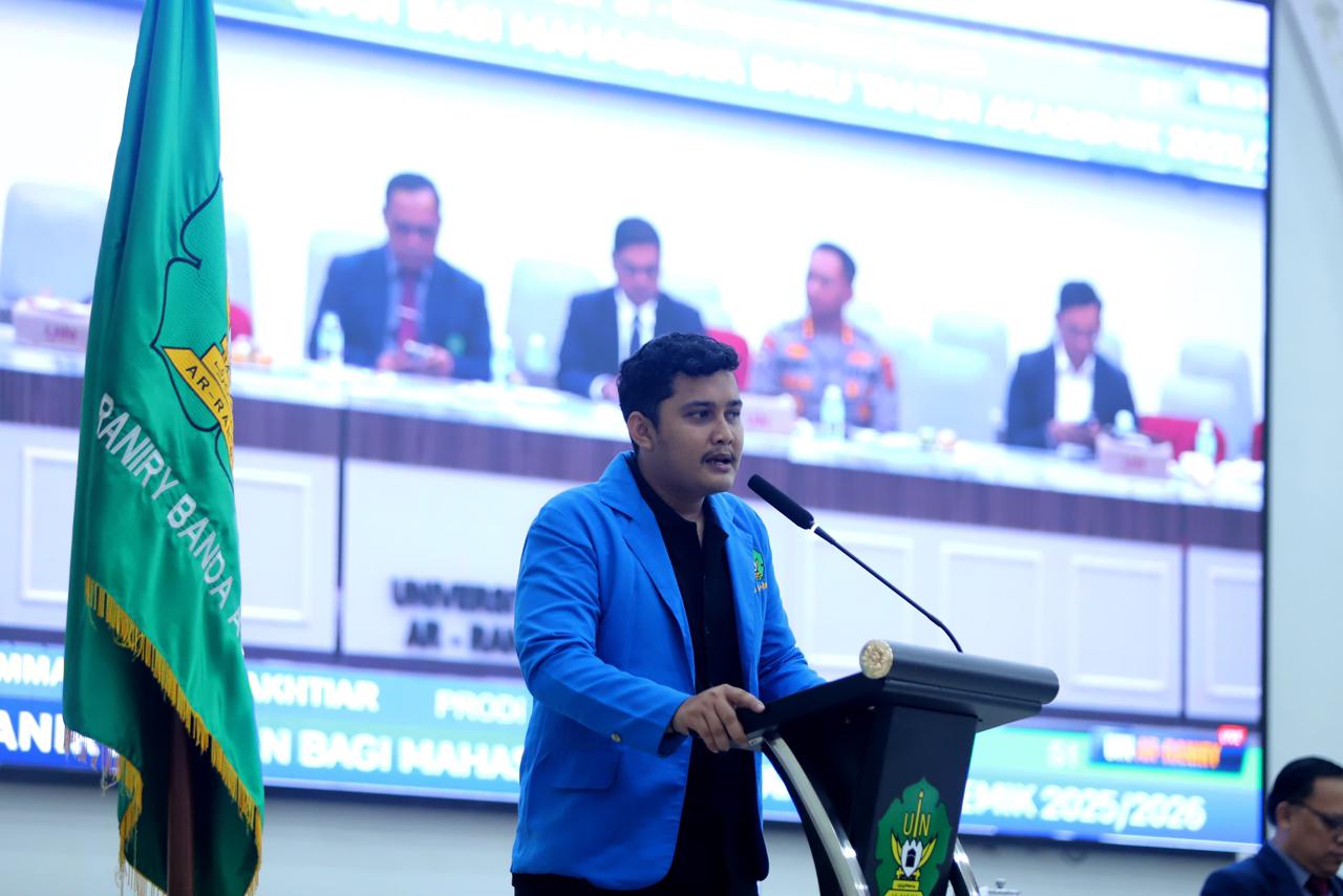 Presiden Mahasiswa (Presma) UIN Ar-Raniry Banda Aceh, Tengku Raja Aulia Habibie. (Foto: For Nukilan)