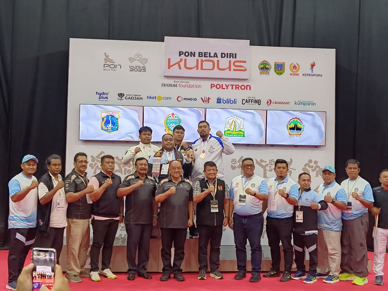 Sambo Aceh Ukir Prestasi di PON Beladiri Kudus Raih Satu Perak dan Tiga Perunggu. (Foto: For Nukilan)