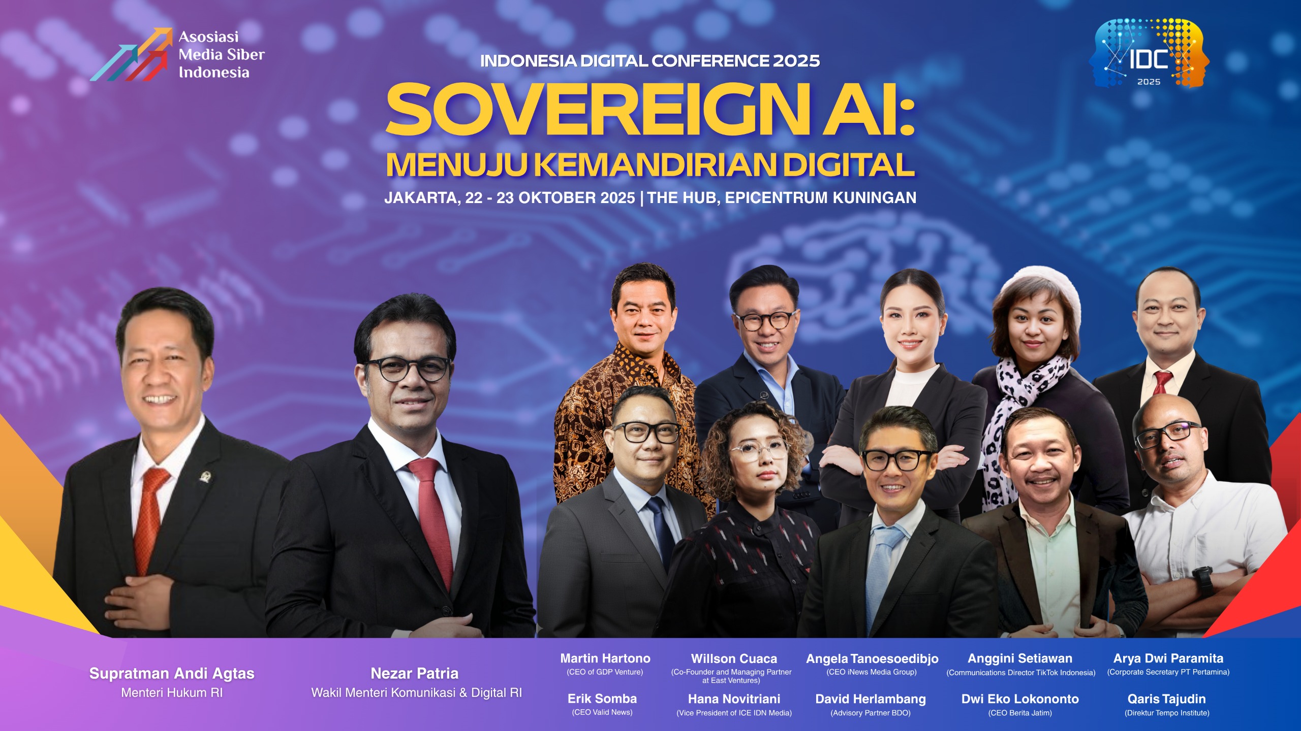 AMSI Gelar Indonesia Digital Conference 2025: Bahas Kedaulatan AI dan Masa Depan Industri Media. (Foto: For Nukilan)