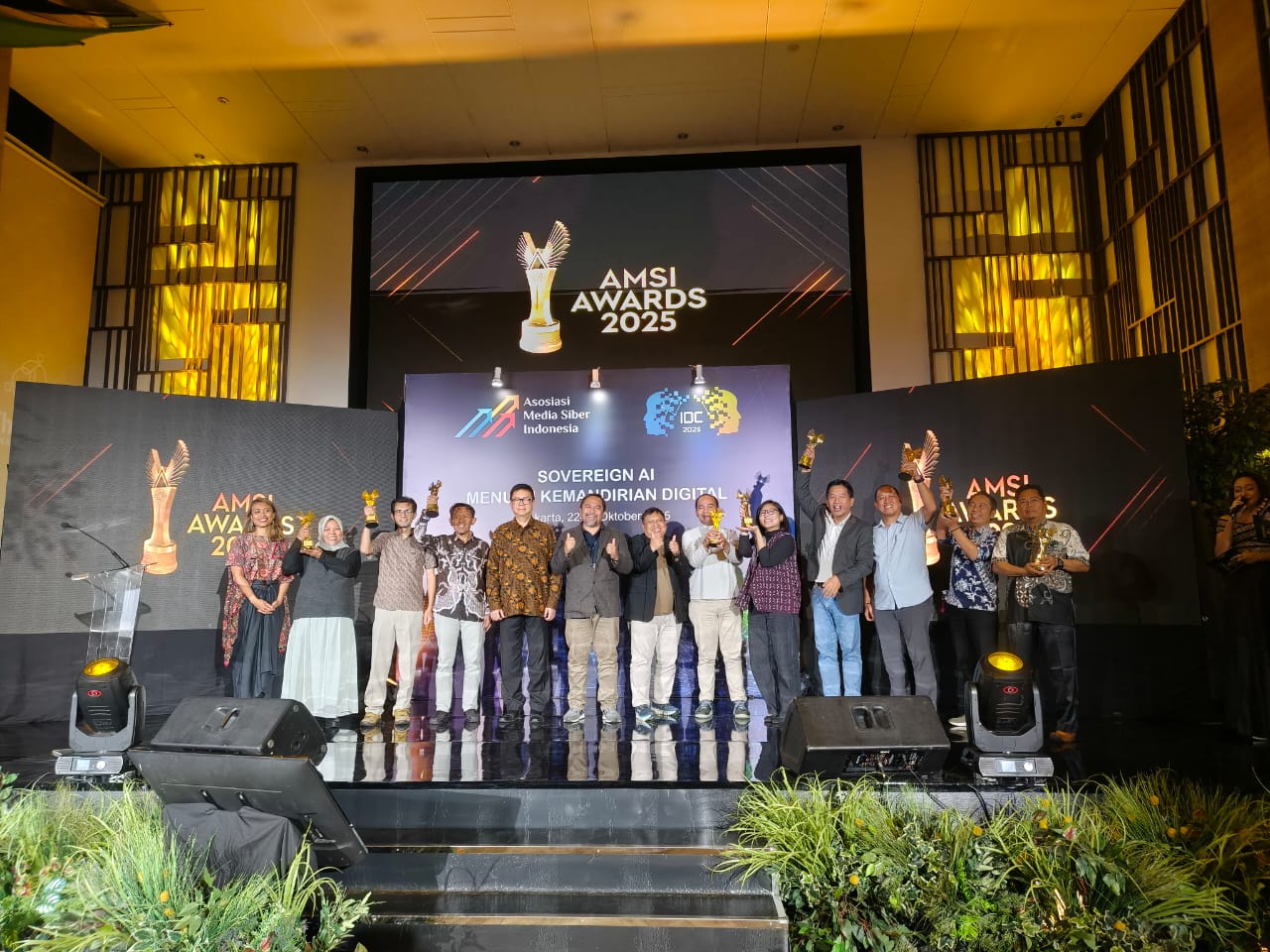 Inovasi dan Kemandirian Digital Warnai AMSI Awards 2025. (Foto: For Nukilan)