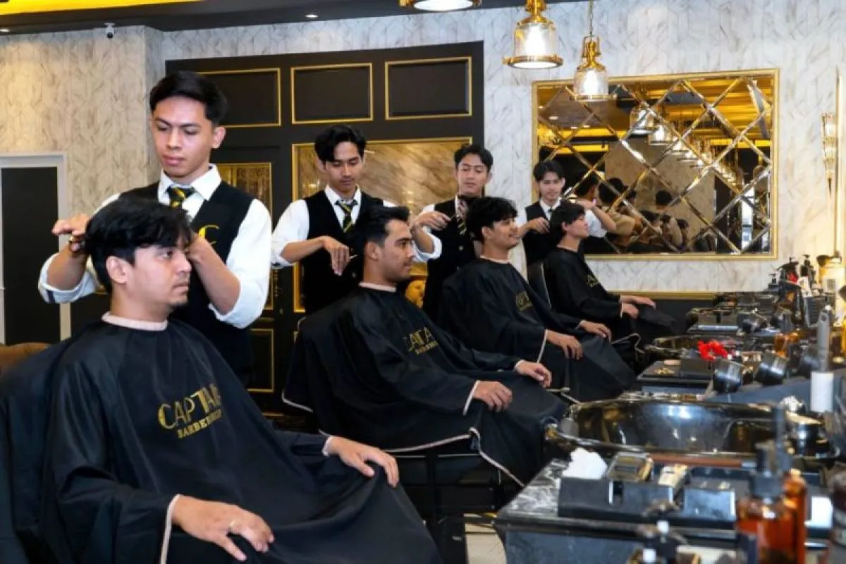 Ilustrasi barbershop. (Foto: ANTARA)