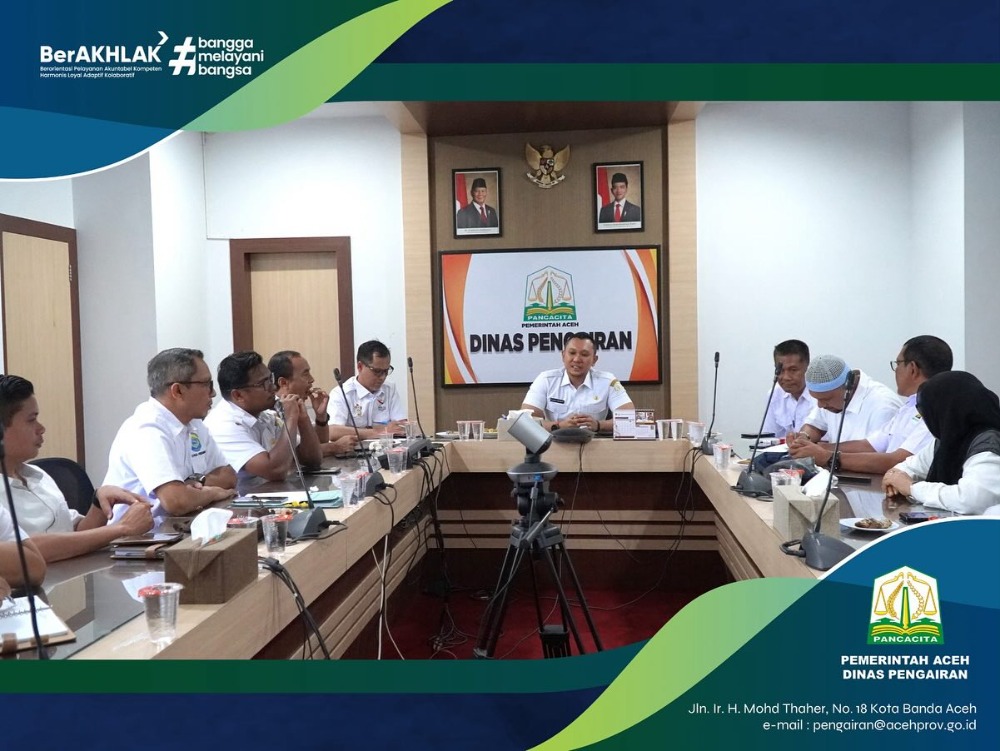Dinas Pengairan Aceh Gelar Rapat Evaluasi Bulanan Capaian Realisasi Anggaran. (Foto: Dinas Pengairan Aceh)