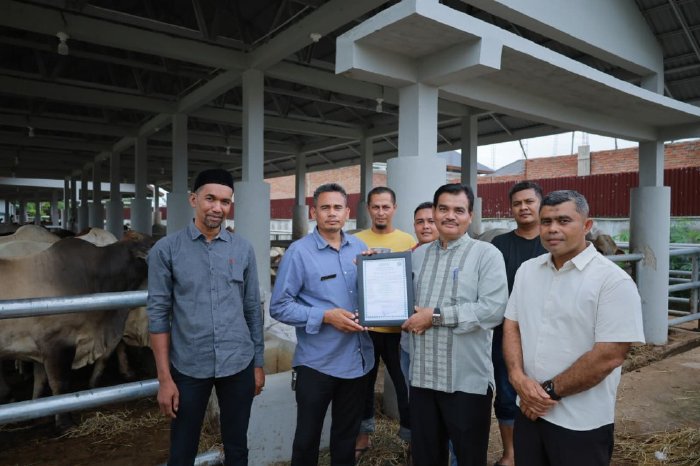 RPH Lambaro Resmi Bersertifikat Halal. (Foto: MPU)