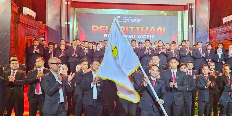 Pelantikan HIPMI Aceh. (Foto: For Nukilan)