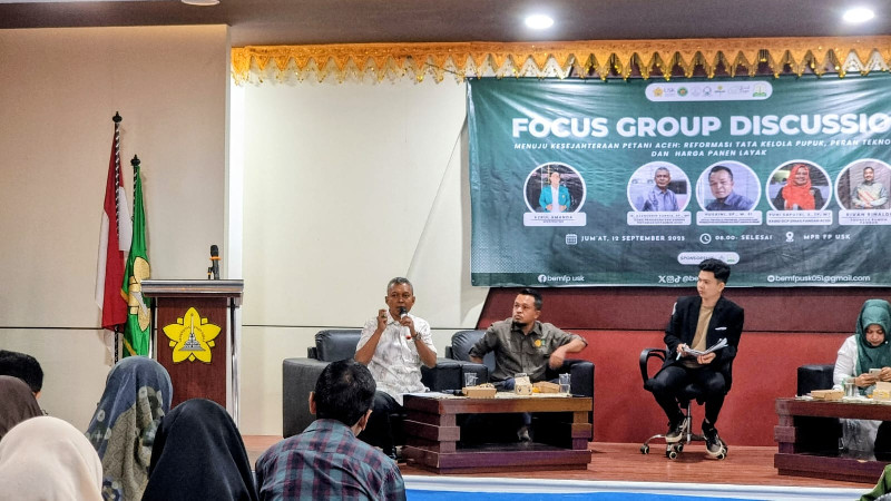 Kepala Bidang Prasarana dan Sarana Pertanian Dinas Pertanian dan Perkebunan (Distanbun) Aceh, Ir. Azanuddin Kurnia, SP., MP., menegaskan bahwa penyaluran pupuk subsidi merupakan kewenangan penuh Kementerian Pertanian dan PT Pupuk Indonesia (PPI). (FOTO: DISTANBUN)