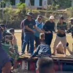 Rakit Darurat yang Dinaiki Wagub Aceh Terbalik Saat Meninjau Lokasi Banjir