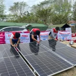 Pertamina Salurkan PLTS untuk Penerangan Posko Pengungsian Aceh Tamiang