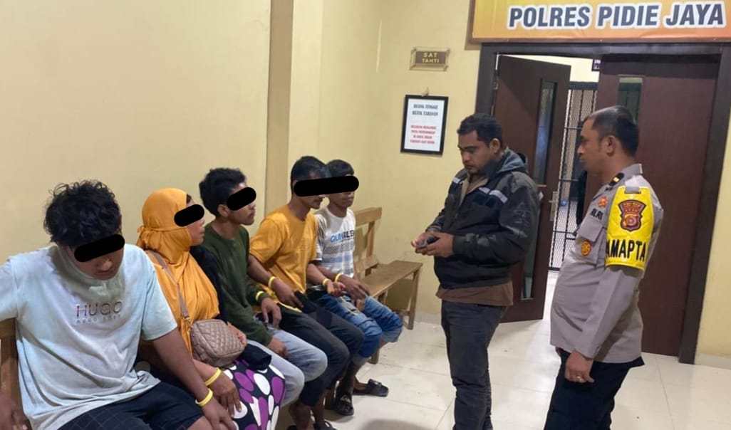 Lima Penyebar Hoaks Naiknya Air Laut di Pidie Jaya Ditangkap Polisi