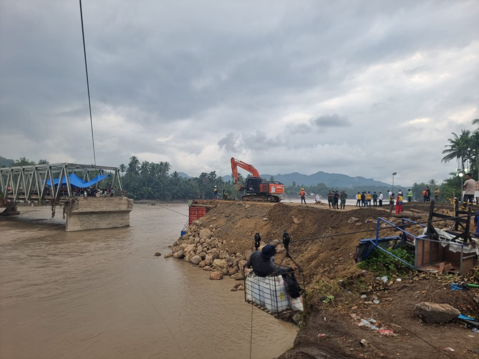 Jembatan Teupin Mane, Kecamatan Juli, Bireuen. (Foto: For Nukilan)