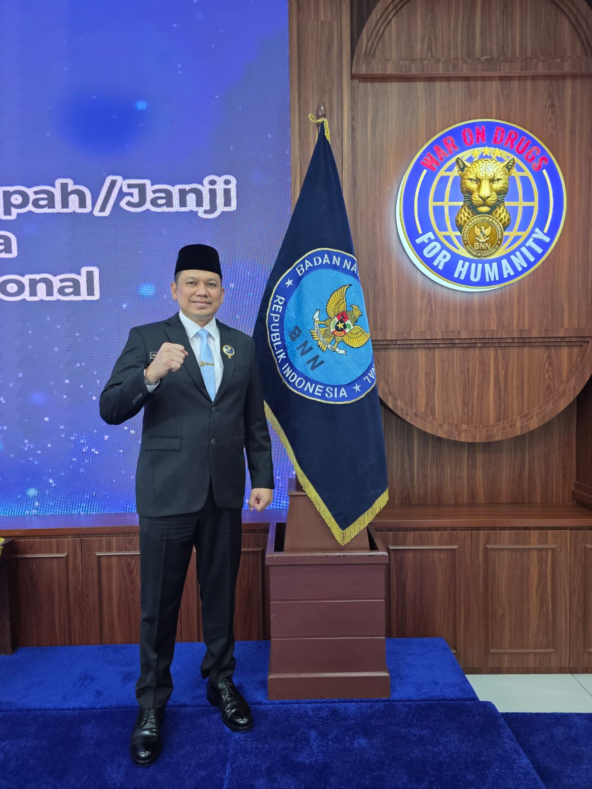 Kombes Pol. Dr. Dedy Tabrani, S.I.K., M.Si., resmi memulai tugas sebagai Kepala Badan Narkotika Nasional (BNN) Provinsi Aceh usai dilantik pada Jumat pagi, 12 Desember 2025, pukul 10.00 WIB. (Foto: For Nukilan)