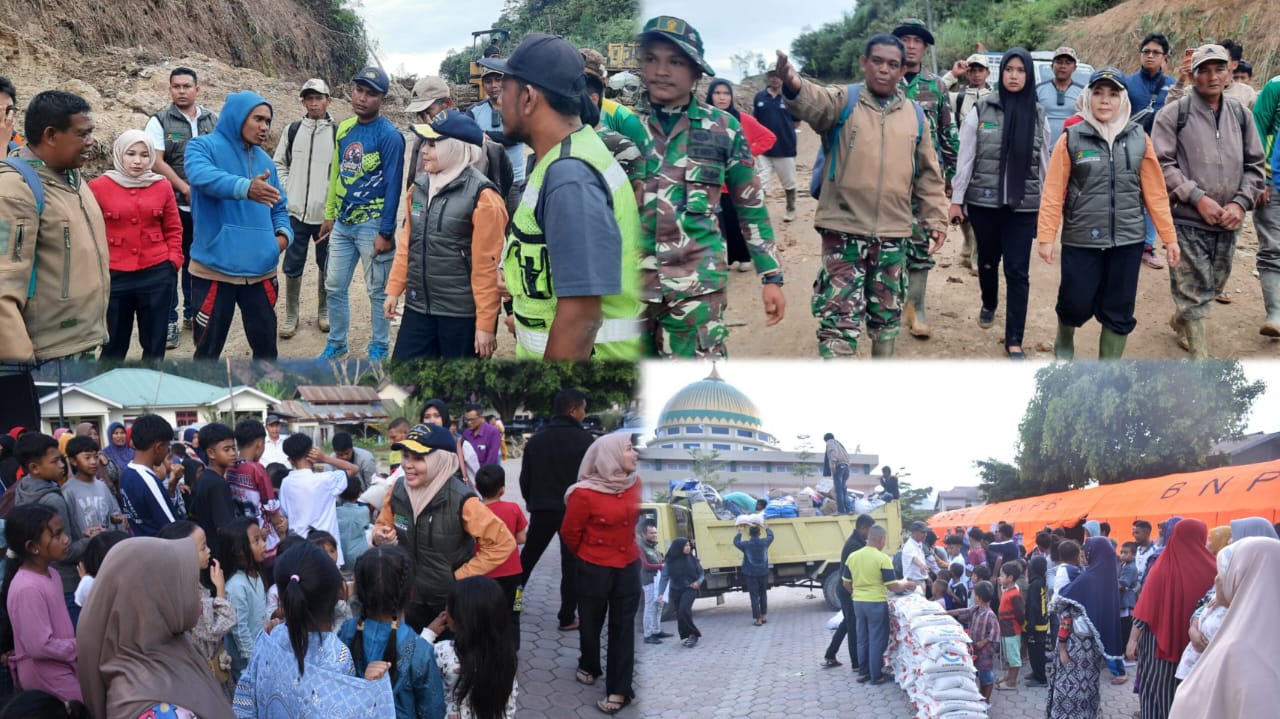 Bunda Salma Terobos Jalur KKA Bawa Logistik Tembus Wilayah Tengah Aceh. (Foto: For Nukilan)