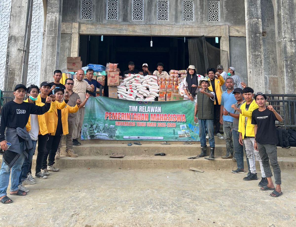 Mahasiswa UTU Salurkan Bantuan Kemanusiaan untuk Korban Banjir Aceh Tamiang. (Foto: For Nukilan)