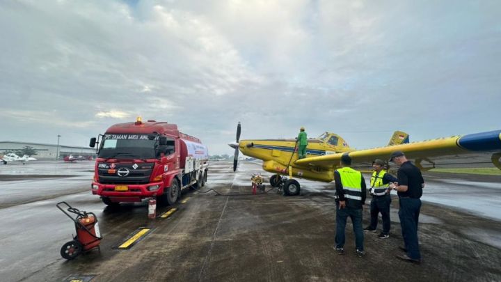 Pertamina Patra Niaga kirim BBM ke SPBU di Bener Meriah dan Aceh Tengah melalui distribusi udara. (Foto: Dok istimewa)