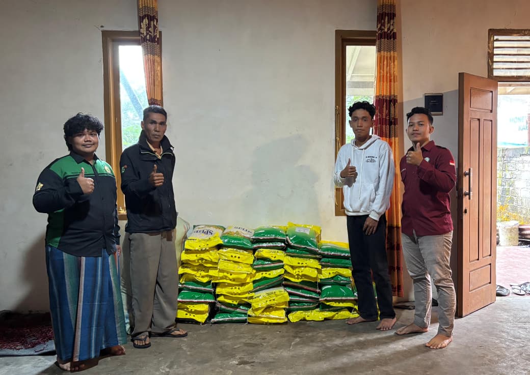 Mahasiswa Agroteknologi USK Salurkan 1,39 Ton Beras untuk Korban Banjir di Aceh Tengah. (Foto: For Nukilan)