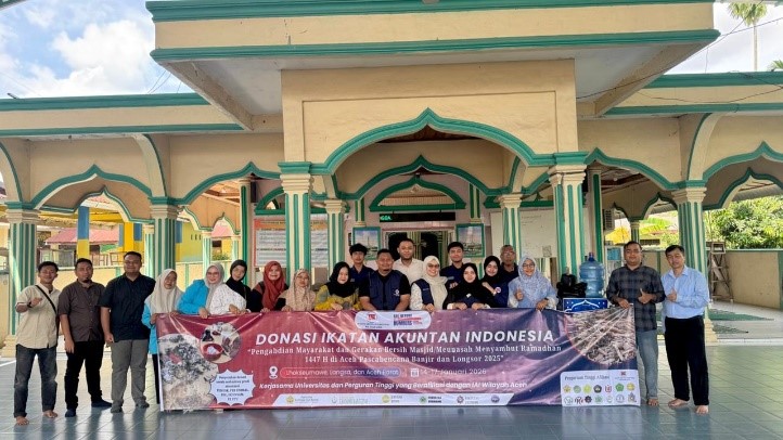 IAI Aceh Salurkan Bantuan Pascabencana dan Gelar Aksi Bersih Masjid Sambut Ramadan. (Foto: For Nukilan)