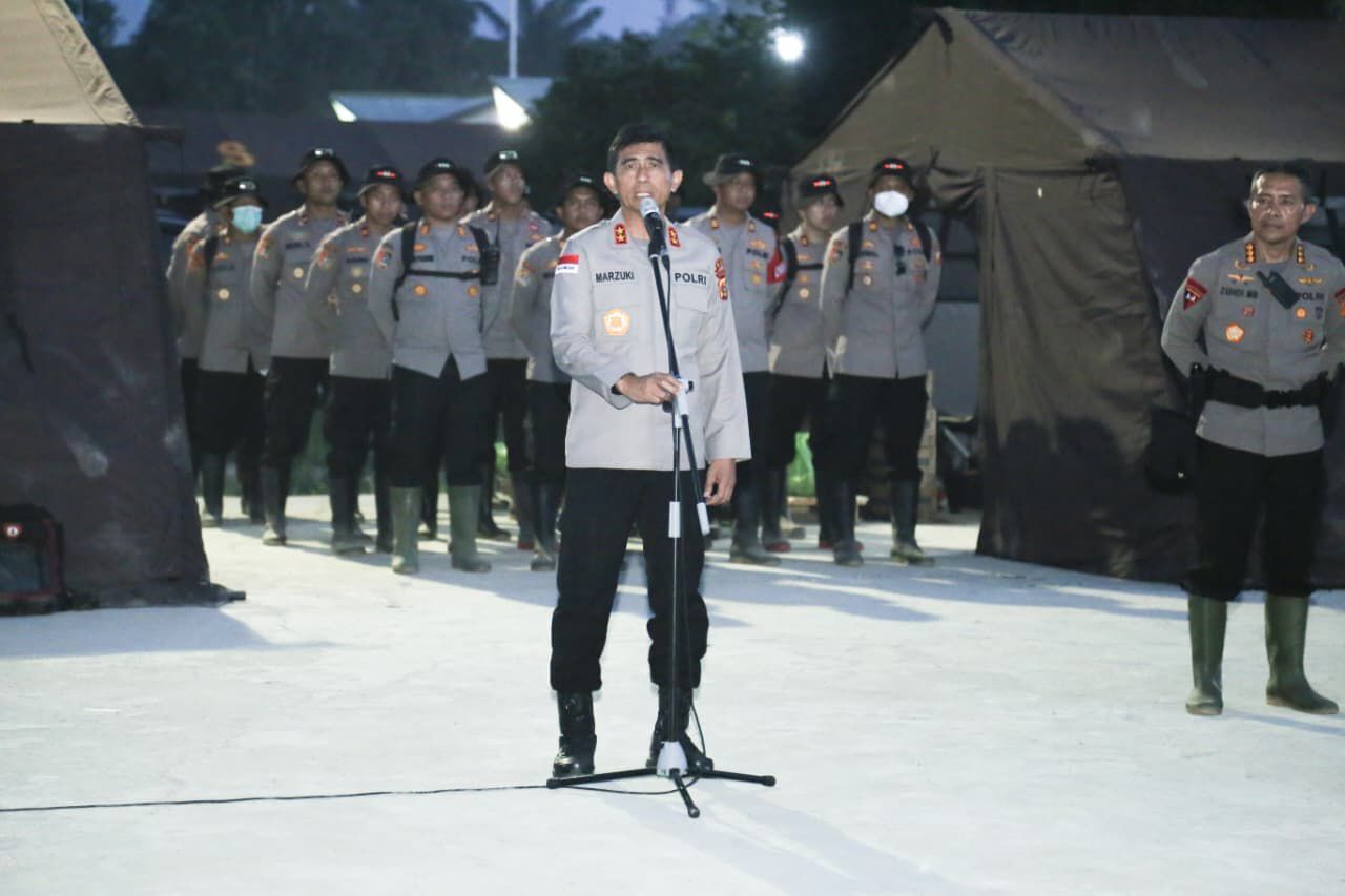 Taruna Akpol Turun ke Aceh Tamiang, Perkuat Pemulihan Pascabencana lewat Latsitardus 2026. (Foto: TB News)