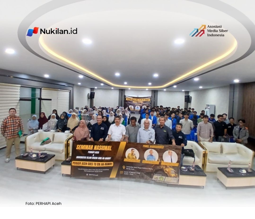 PERHAPI Aceh Tutup Bulan K3 Nasional Pertambangan 2026 Lewat Seminar Nasional di Kampus. (Foto: For Nukilan)