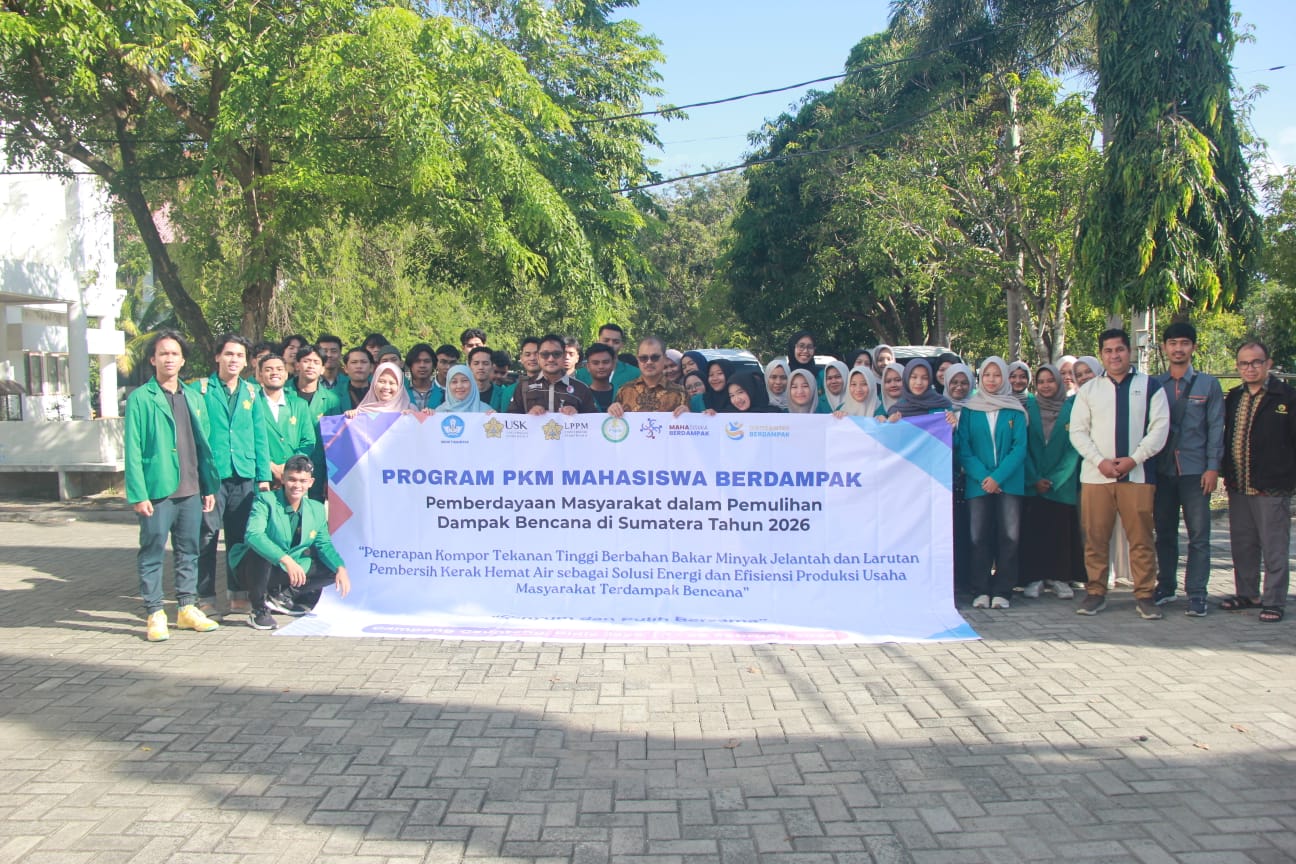 USK Terjunkan 50 Mahasiswa untuk Program Pemulihan Pascabencana di Pidie Jaya. (Foto: For Nukilan)