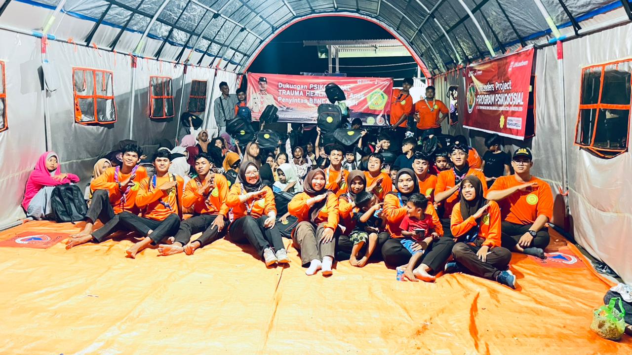 Pramuka Saka Rintisan SAR Banda Aceh Gelar Trauma Healing untuk Anak Penyintas Bencana di Aceh Utara. (Foto: For Nukilan)