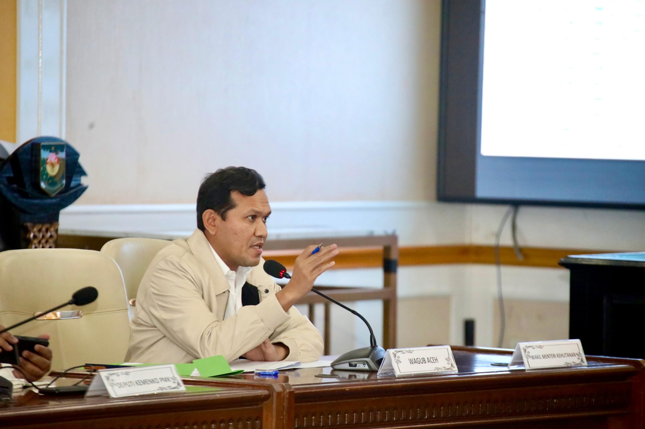 Wagub Aceh Dorong Pemerintah Pusat Percepat Pembangunan Hunian Tetap Pascabencana. (Foto: For Nukilan)