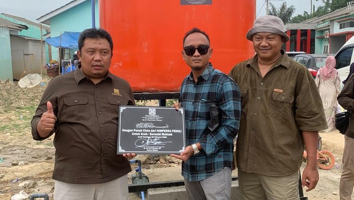Asosiasi Pengembang Beri Bantuan untuk korban banjir di Aceh. (Foto: Dok. Himperra)