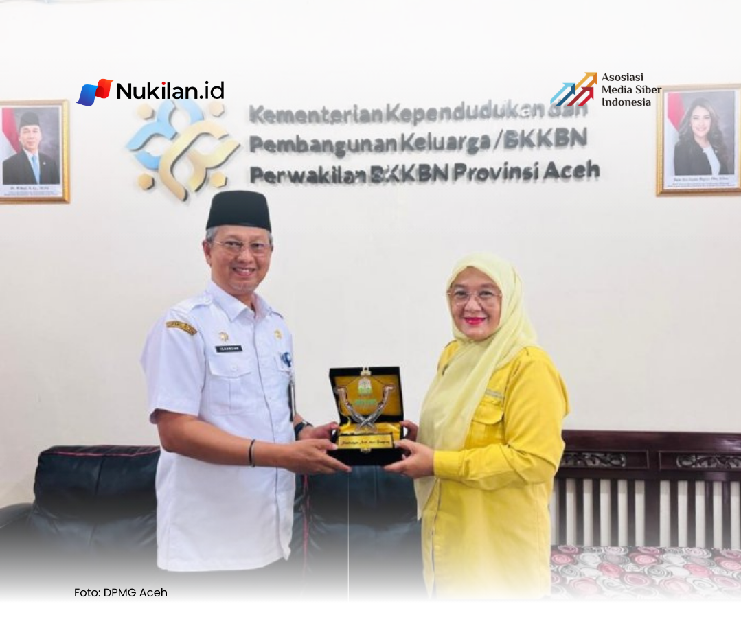 Pertemuan antara Kepala DPMG Aceh beserta jajaran dengan Kepala BKKBN Perwakilan Aceh di Kantor BKKBN Aceh pada Rabu (11/2/2026). (Foto: DPMG ACEH)