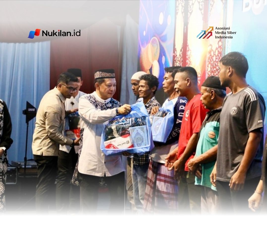 Mendagri Tito Karnavian Buka Puasa Perdana Ramadan Bersama Korban Banjir di Aceh Tamiang. (Foto: Kemendagri)