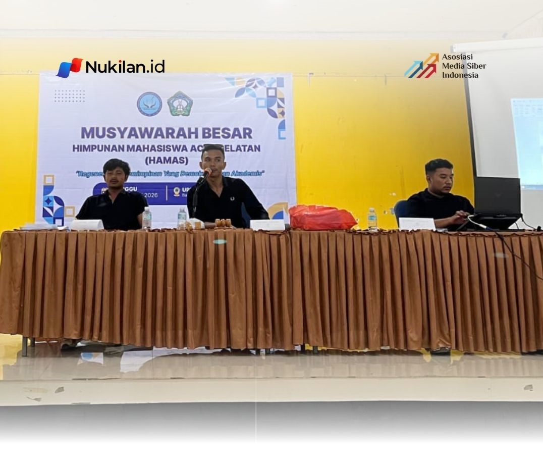 Musyawarah Besar (MUBES) Himpunan Mahasiswa Aceh Selatan (HAMAS) yang digelar pada 15 Februari 2026 resmi diskorsing dan akan dilanjutkan setelah Hari Raya Idul Fitri. (Foto: For Nukilan)