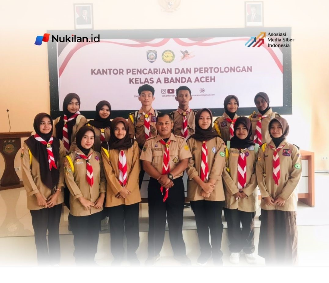 Pramuka MAN 2 Banda Aceh Hadiri Sosialisasi dan Orientasi Saka SAR Kota Banda Aceh. (Foto: For Nukilan)