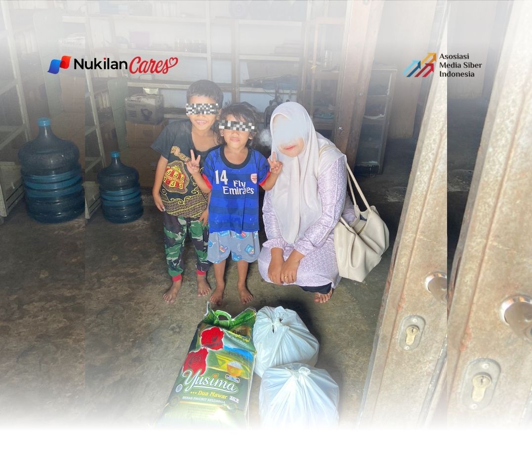 Pada Jumat, 27 Februari 2026, bertepatan dengan 9 Ramadan 1447 Hijriah, manajemen PT Nukilan Jaya Mandiri melalui program Nukilan Cares kembali menebar kebaikan dengan membagikan paket sembako kepada masyarakat di sekitar lingkungan perusahaan. (Foto: Nukilan)