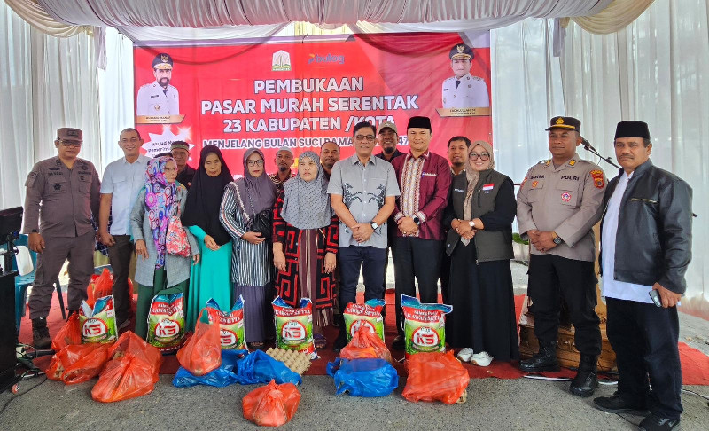 Warga Antusias Serbu Pembukaan Pasar Murah Serentak di Takengon
