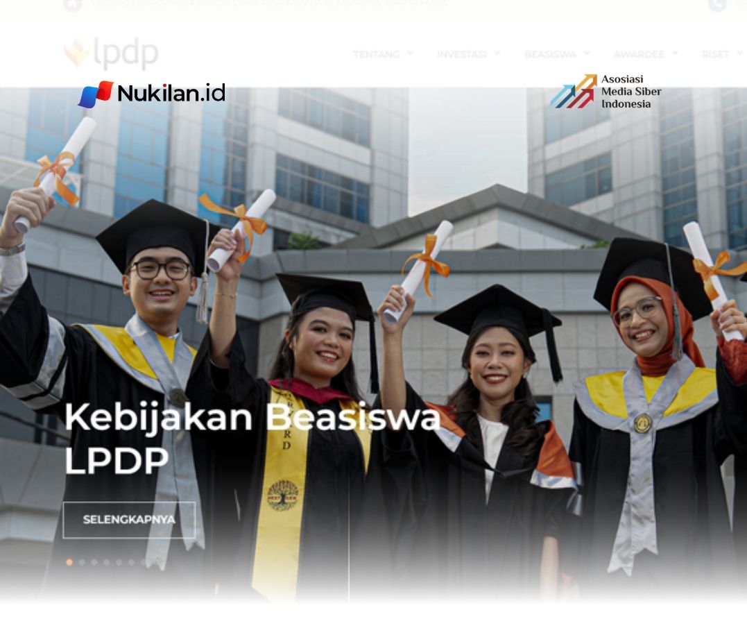 Laman resmi Beasiswa LPDP 2026. (https://lpdp.kemenkeu.go.id/)