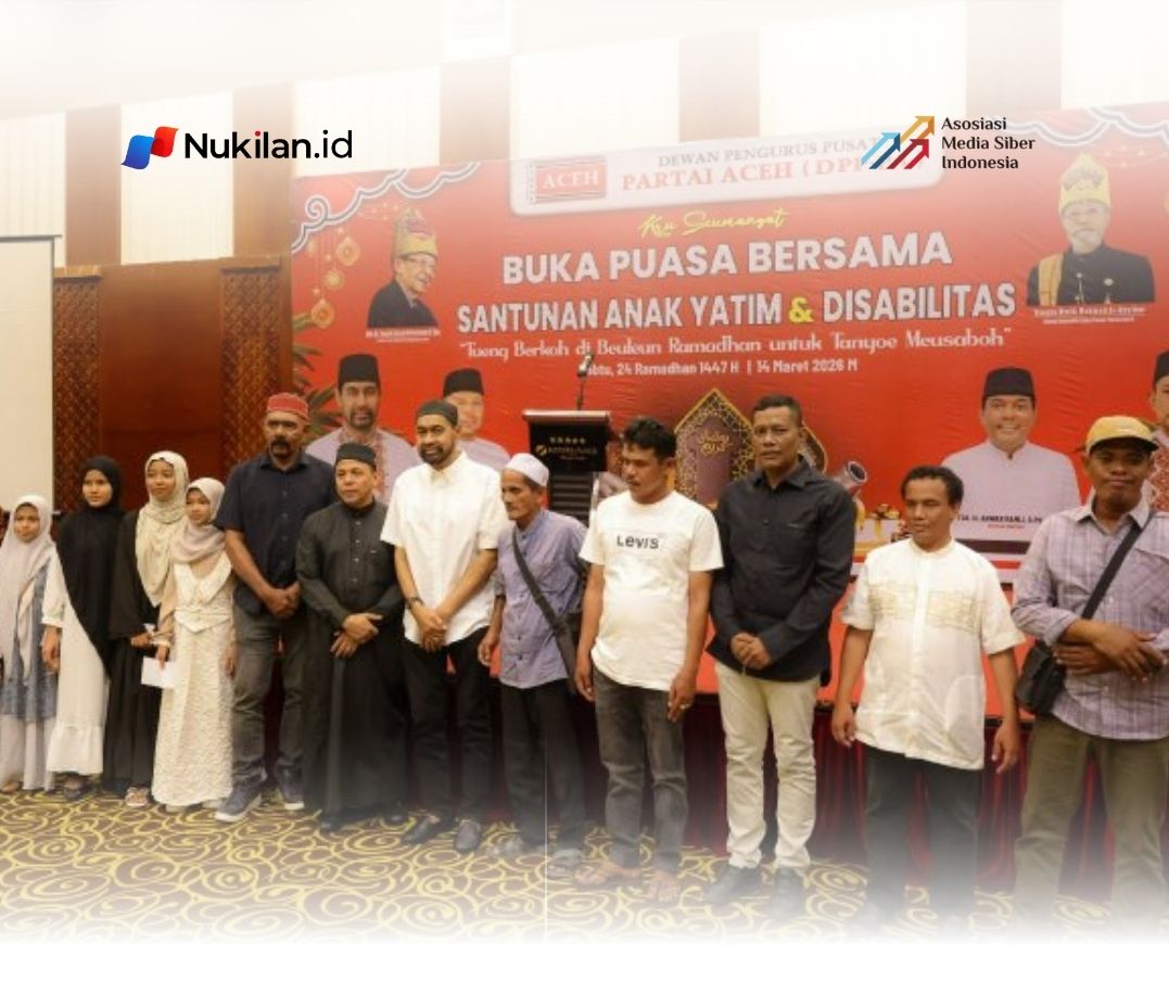 Gubernur Aceh Gelar Buka Puasa Bersama dan Santuni Anak Yatim serta Penyandang Disabilitas. (Foto: For Nukilan)