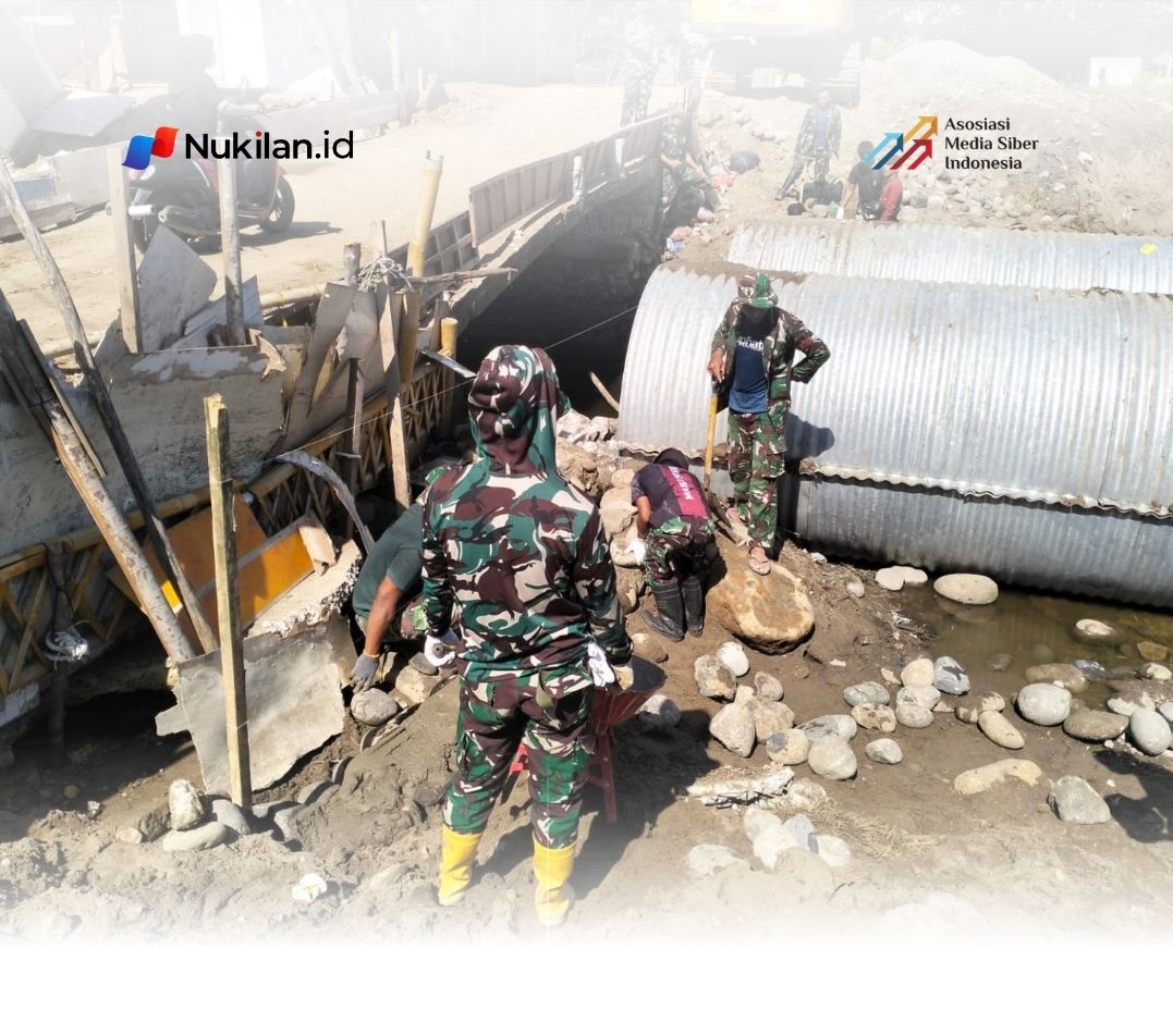Kodam Iskandar Muda Genjot Pembangunan Jembatan Armco di Sejumlah Wilayah Aceh. (Foto: For Nukilan)