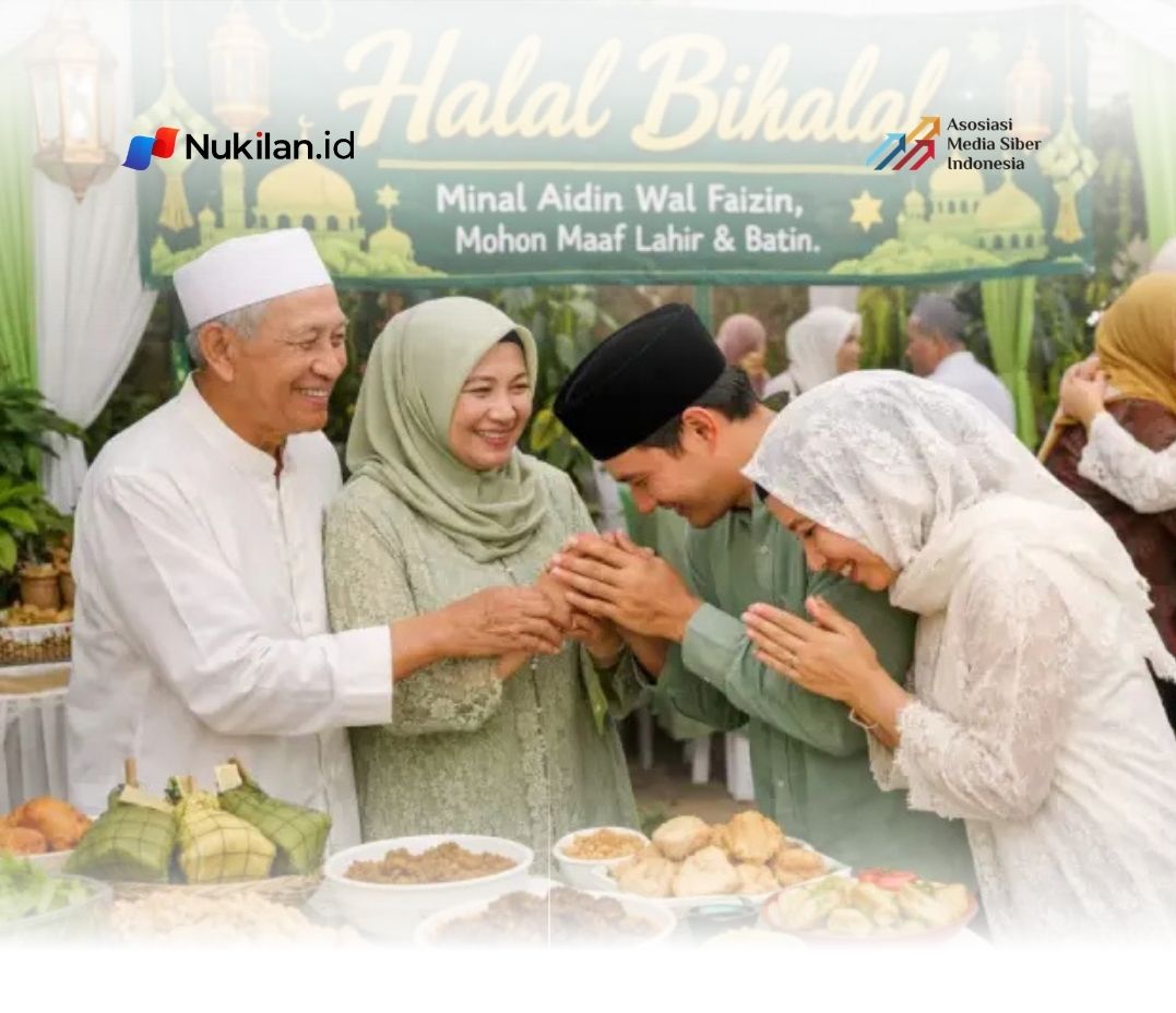Ilustrasi Halal Bihalal. (Foto: Nukilan)