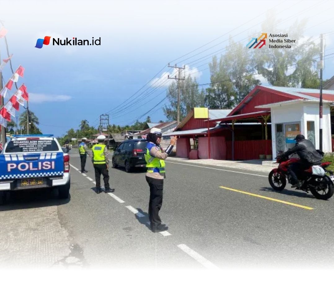 Satlantas Polres Aceh Barat Intensifkan Pengaturan Lalu Lintas saat Arus Balik Lebaran dan Lonjakan Wisata (Foto: Humas Polres Aceh Barat)