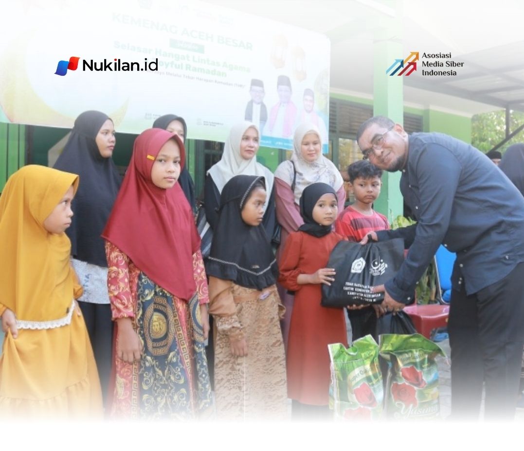 Kemenag Aceh Besar Salurkan 300 Paket Sembako Lewat Program Selasar Lintas Agama x Joyful Ramadan (Foto: For Nukilan)