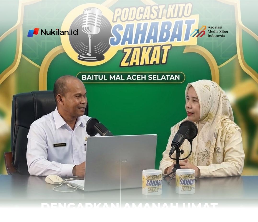 Podcast “Kito – Sahabat Zakat” Dorong Transparansi Pengelolaan Zakat di Baitul Mal Aceh Selatan. (FOTO: FOR NUKILAN)
