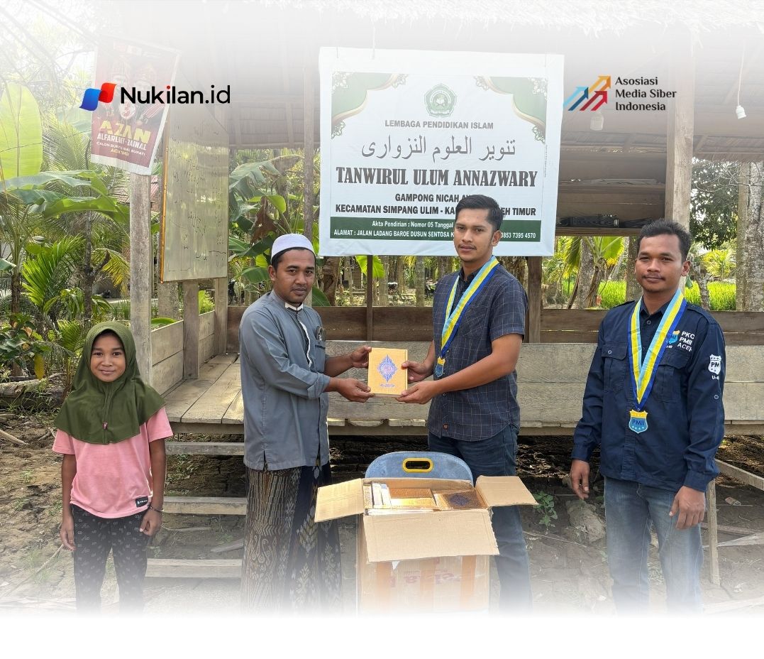PMII Aceh Salurkan 100 Al-Qur’an untuk Korban Banjir dan Santri Dayah di Aceh Timur (Foto: For Nukilan)