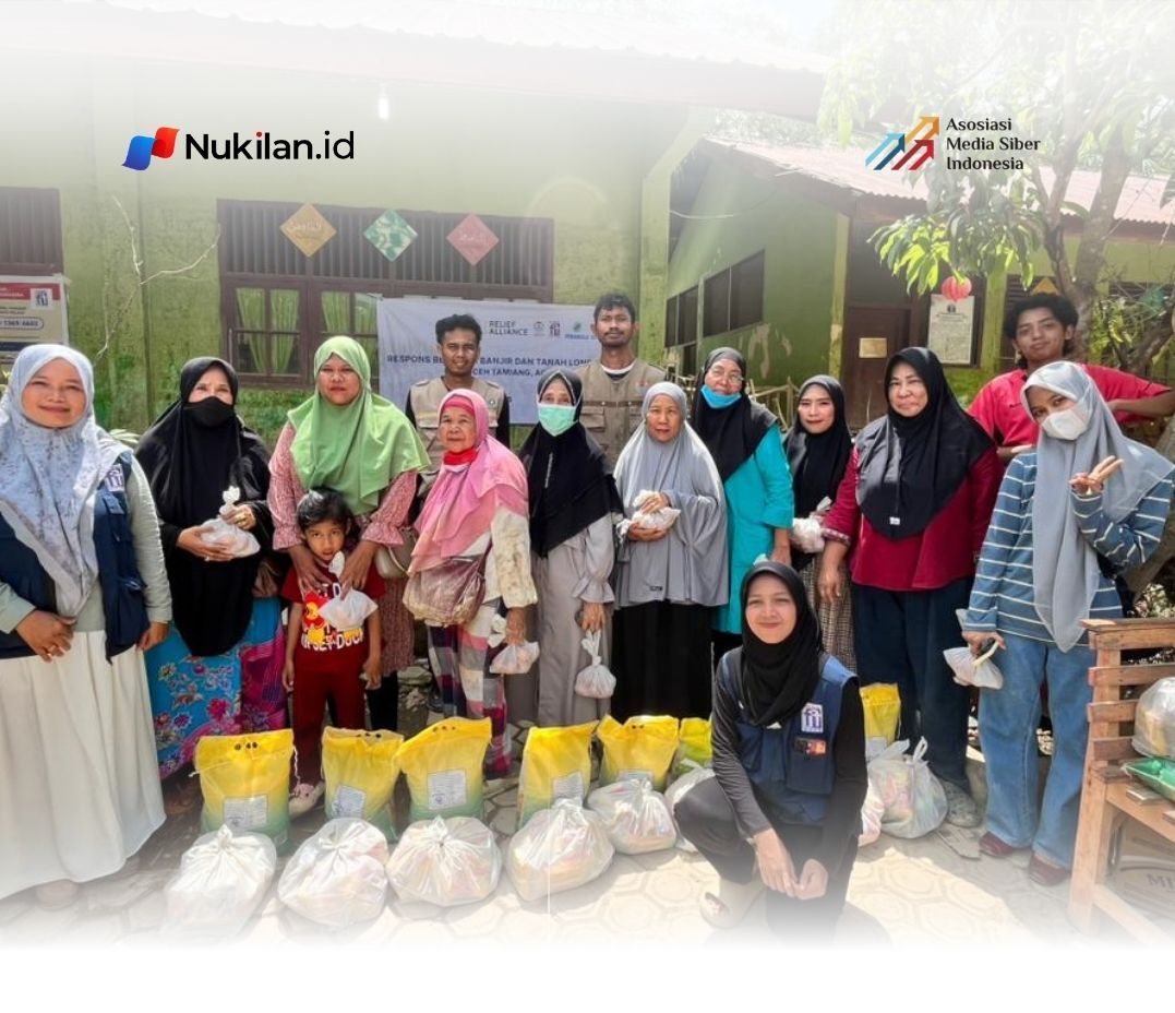 Penyaluran Bantuan Sembako dan ODM untuk Masyarakat di Desa Bukit Tempurung  Aceh Tamiang yang berlokasi di SDN Tanjung Rambut pada 15-17 Maret 2026 (Foto: For Nukilan)