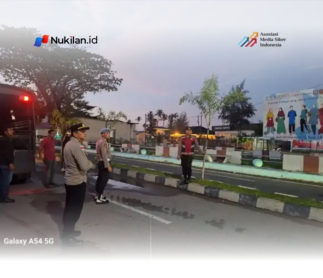 Patroli Subuh untuk Antisipasi Balap Liar, Polres Aceh Barat Perketat Pengawasan di Jalan Iskandar Muda. (Foto: tribratanews.polresacehbarat.com)