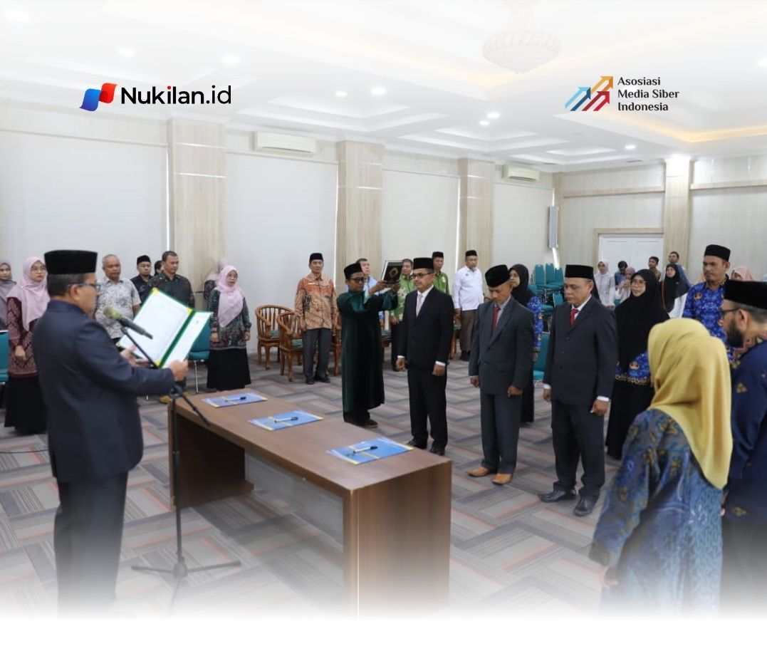 Kakanwil Kemenag Aceh Lantik Sejumlah Pejabat, Tekankan Pentingnya Integritas dan Profesionalisme. (Foto: For Nukilan)