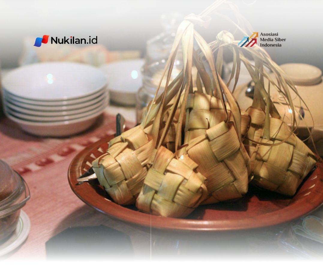 Ilustrasi ketupat lebaran. (Foto: Nukilan)