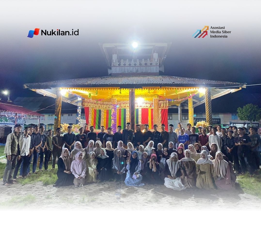 Pemuda-pemudi Gampong Durian Kawan Menggelar Peringatan Nuzulul Qur’an. (Foto: For Nuilan)